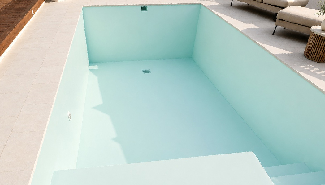 Pintura especial piscinas de poliuretano muy resistente