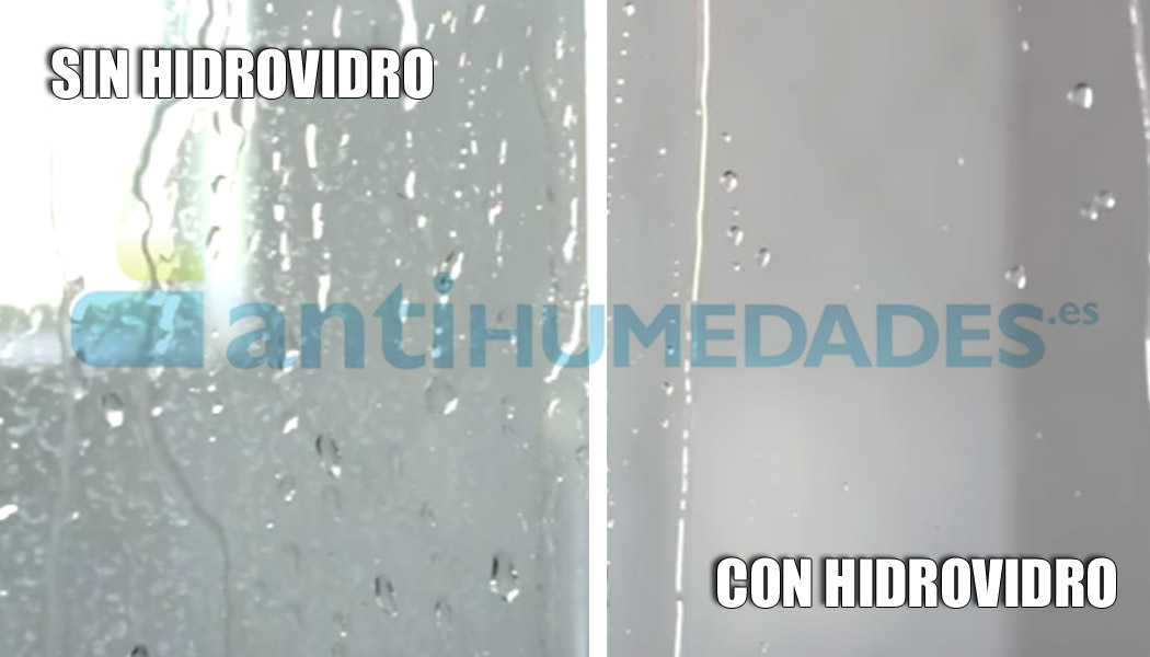Hidrovidro hidrófugo Idroless repelente de agua