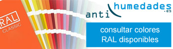 Carta de Colores RAL a medida en AntiHumedades.es